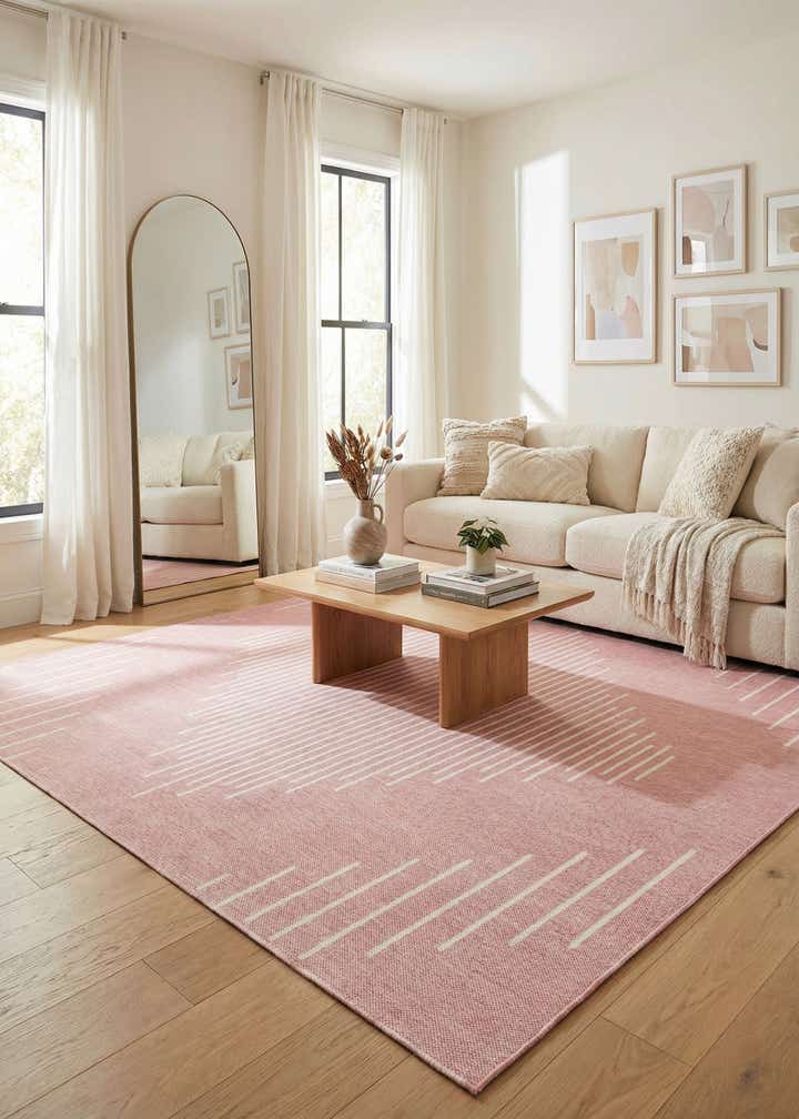13' x 13' Easy-Clean Modern Indoor / Outdoor Square Rug