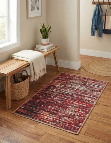 Rust Red Asha Rug