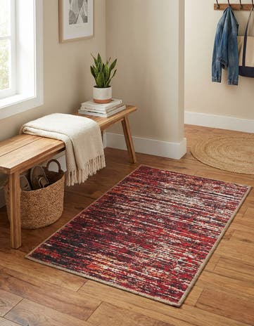 Rust Red Asha Rug