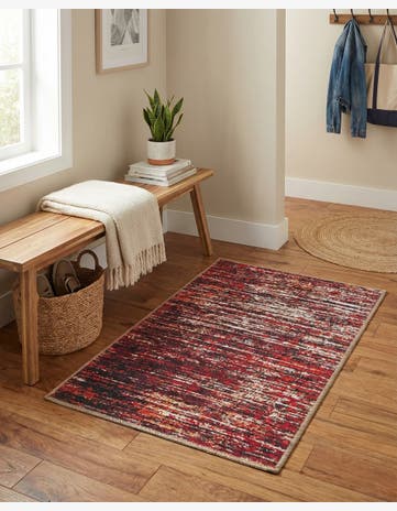 Rust Red Asha Rug