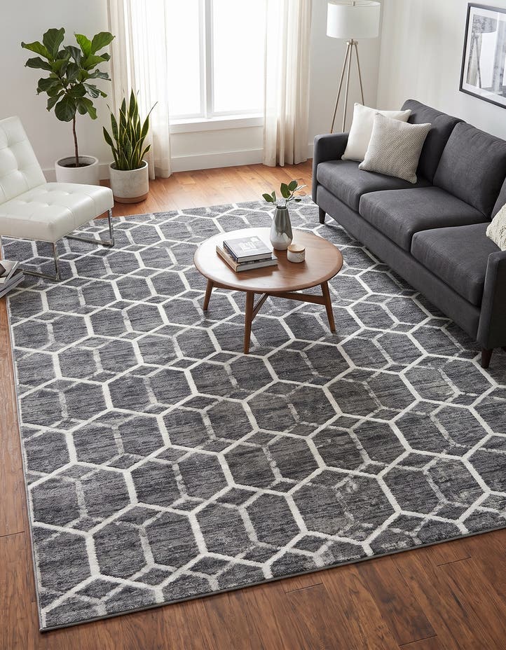 8' x 10' Lattice Trellis Rug