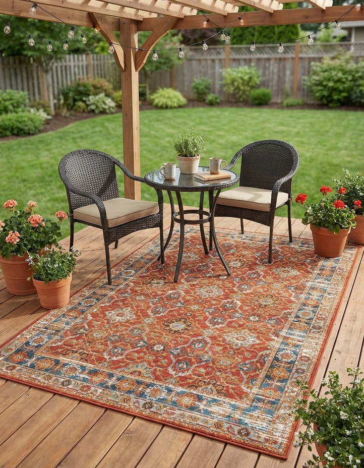 4' x 6' Easy-Clean Traditional Indoor / Ou...