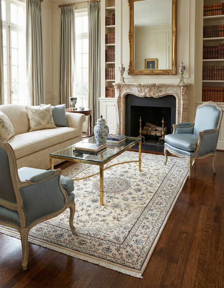 Detail image of  4' x 6' 6 Nain Rug