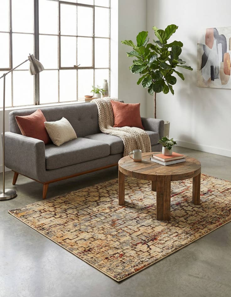 Detail image of 4' x 6' Saturn Rug