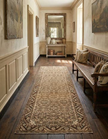 3' 6 x 10' 6 Hamedan Runner Rug