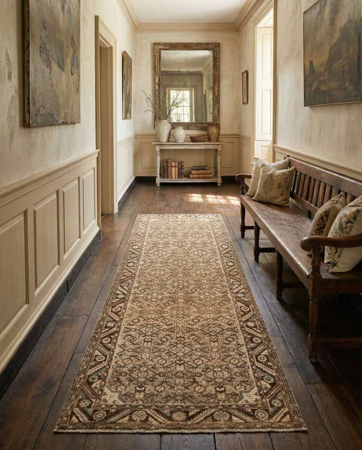 3' 6 x 10' 6 Hamedan Runner Rug