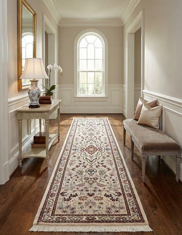 2' 5 x 7' 7 Tabriz Wool Runner Rug