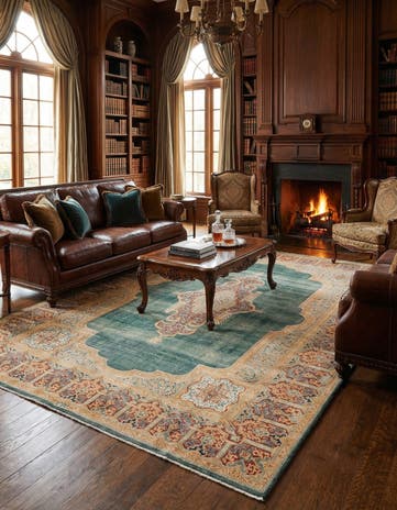9' 7 x 12' 10 Vintage Royal Rug