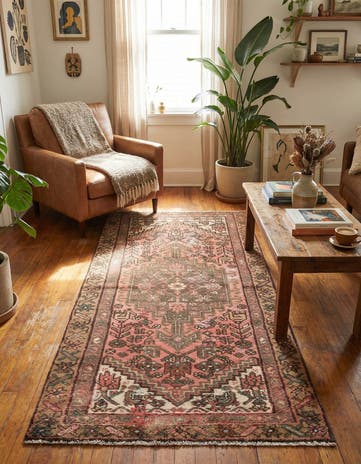 3' x 6' 2 Hand Knotted Ultra Vintage Persian Wool Runner Rug
