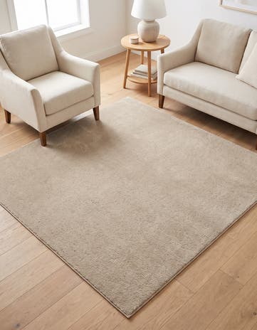5' 3 x 5' 3 Soft Touch Cloud Square Rug