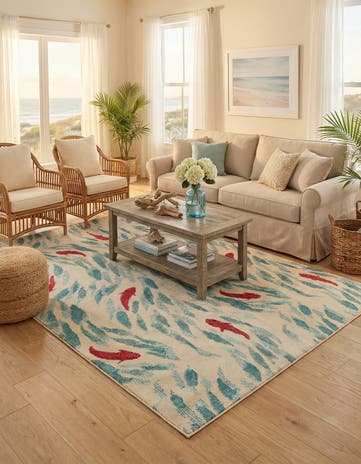 Beige Washable Amalfi Rug