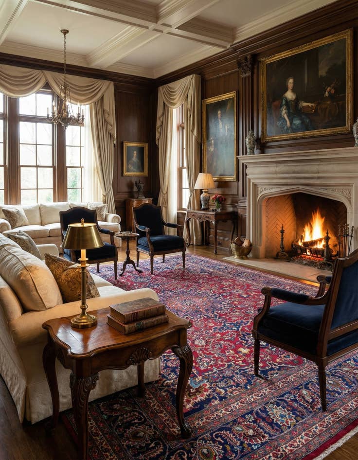 Detail image of  9' 8 x 13'  Hand Knotted Mashad Persian Wool Rug