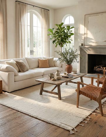8' 4 x 10' 4 Hand Knotted Moroccan Wool Rug