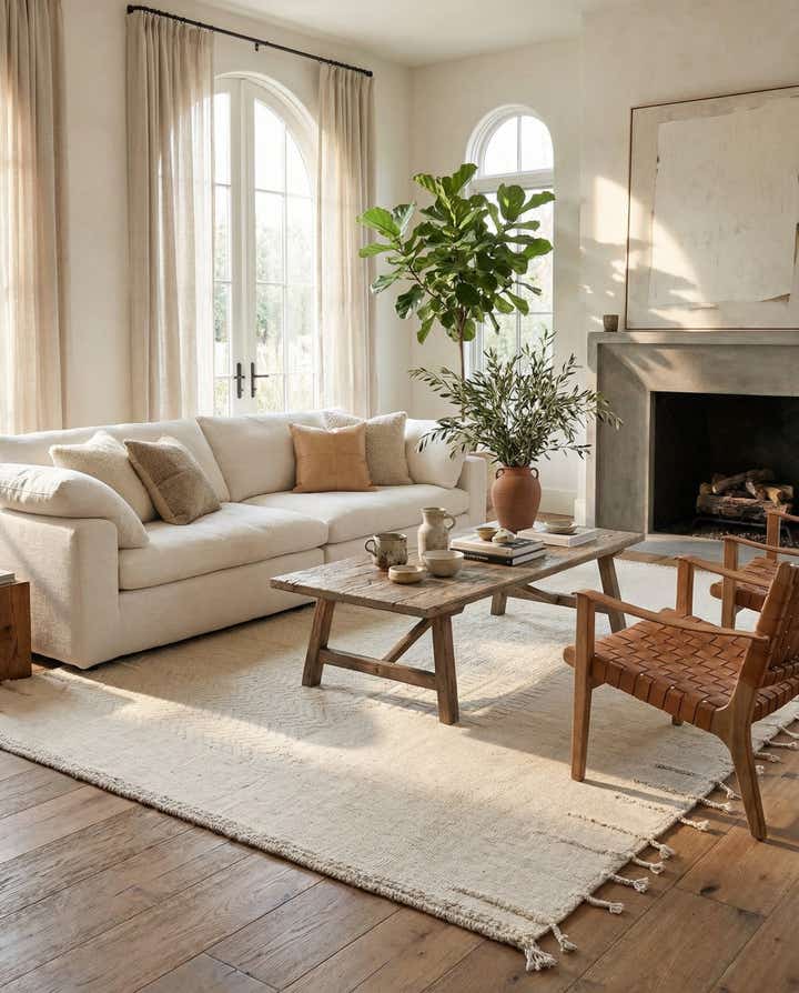 8' 4 x 10' 4 Hand Knotted Moroccan Wool Rug