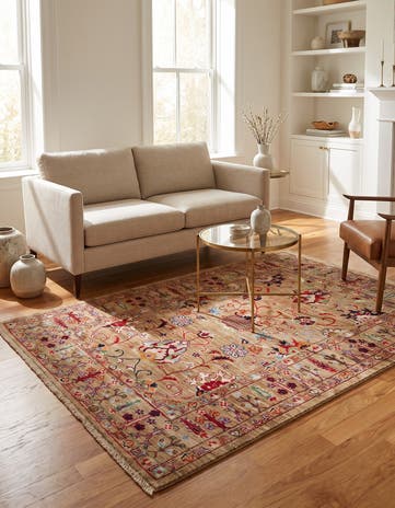 4' x 6' Hand Knotted Ariana Ziegler Rug