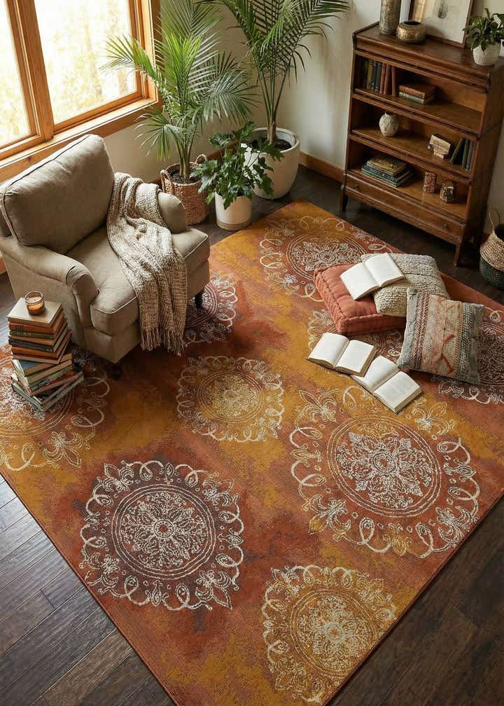 10' x 12' 2 Easy-Clean Modern Indoor / Outdoor Rug