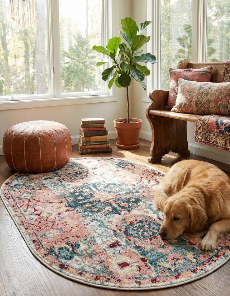 Detail image of 3' 3 x 5' 3 Charleston Oval Rug