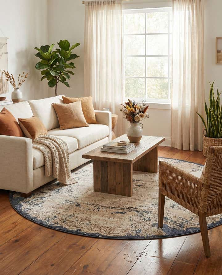 7' 10 x 7' 10 Eliza Round Rug