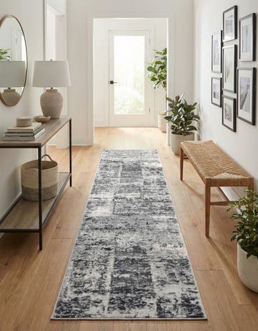 Gray Finsbury Runner Rug
