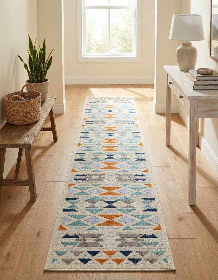 Detail image of 2' x 10' Easy-Clean Aruba Indoor / Outdoor Runner Rug