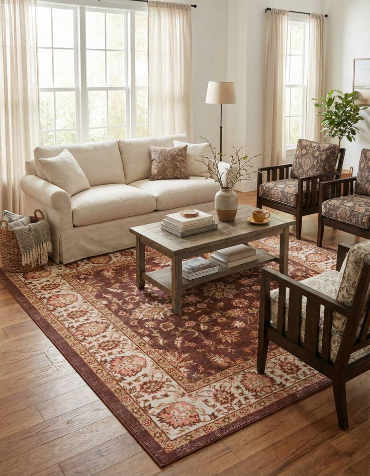 Detail image of 7' 10 x 7' 10 Medina Square Rug