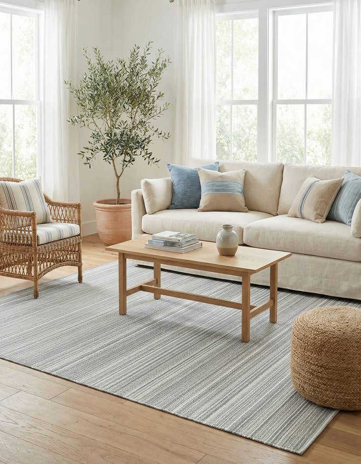 Detail image of  7' 10 x 10'  Washable Vista Breeze Indoor / Outdoor Rug