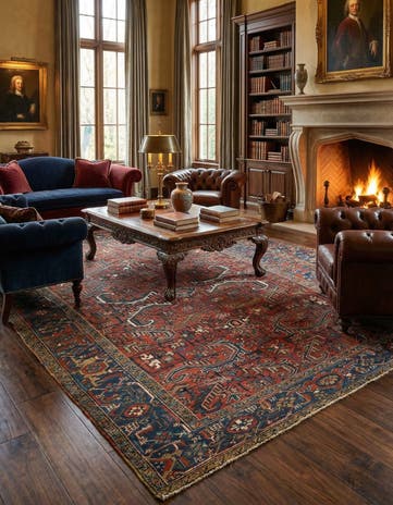 8' x 10' 8 Mehraban Wool Rug