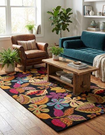 4' 1 x 7' 8 Agra Wool Rug