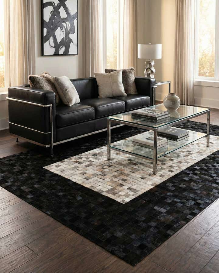5' x 7' 11 Cowhide - Patchwork Rug