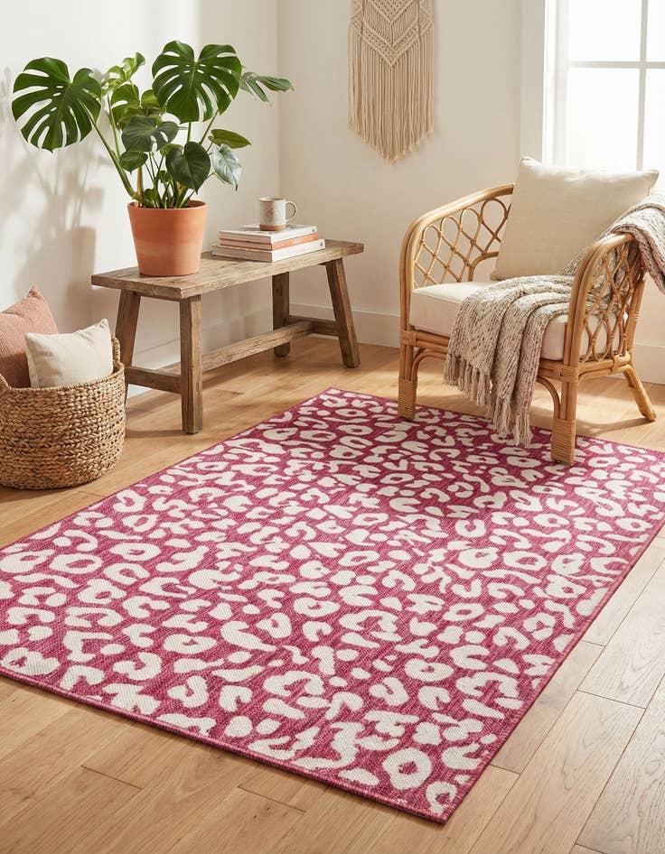 Detail image of  4' x 6'  Washable Safari Indoor / Outdoor Rug