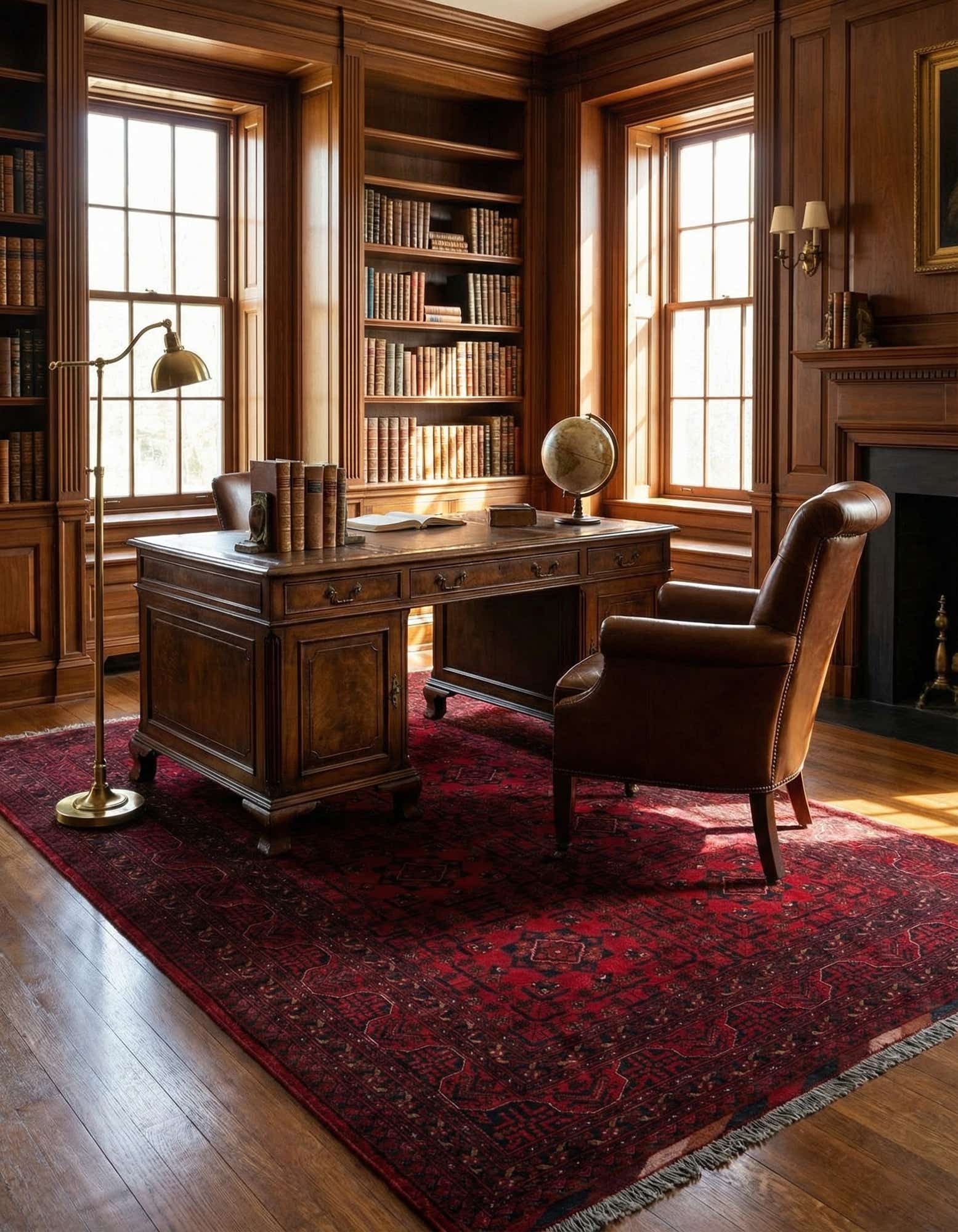 6' 7 x 9' 10 Hand Knotted Khal Mohammadi Wool Rug