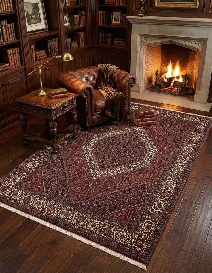 Detail image of 4' 8 x 7' Bidjar Rug