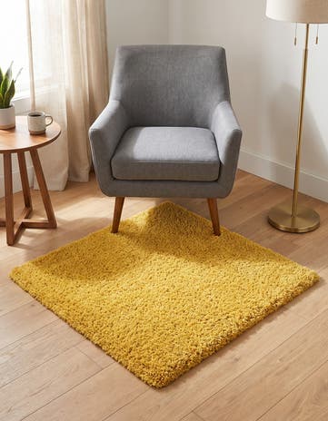3' x 3' Zermatt Shag Square Rug