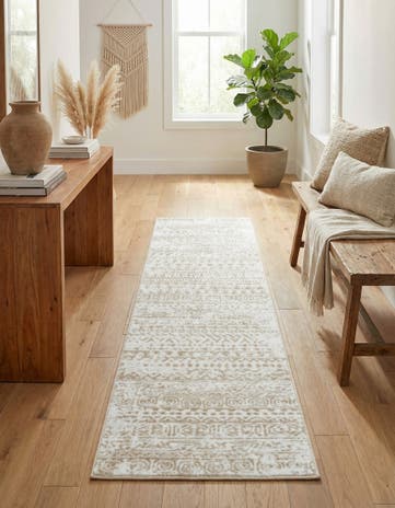 Snow White Hermitage Runner Rug