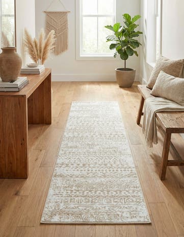 Snow White Hermitage Runner Rug