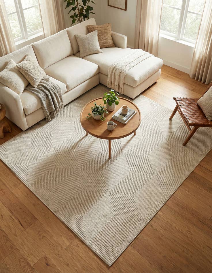 Detail image of  7' 10 x 7' 10  Washable Sabrina Soto Indoor / Outdoor Square Rug