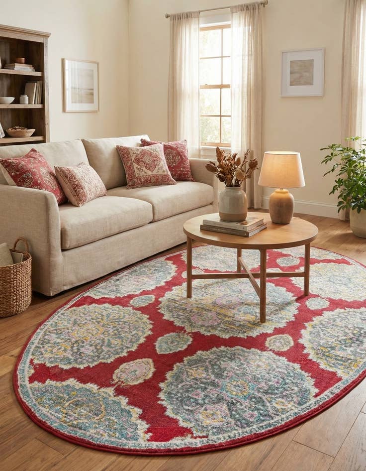 Detail image of  5' 5 x 8' Paragon Oval Rug