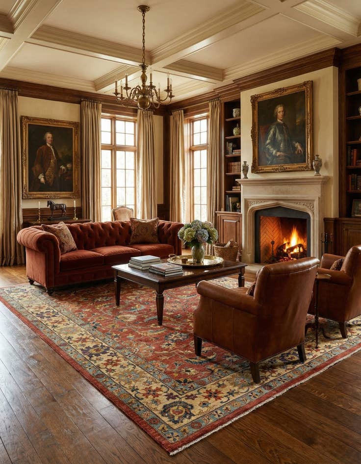 Detail image of  9' x 11' 4 Sara Wool Rug