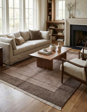 4' 10 x 6' 8 Hand Knotted Darya Wool Rug