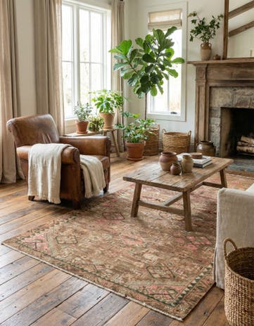 3' 7 x 6' 9 Hamedan Rug