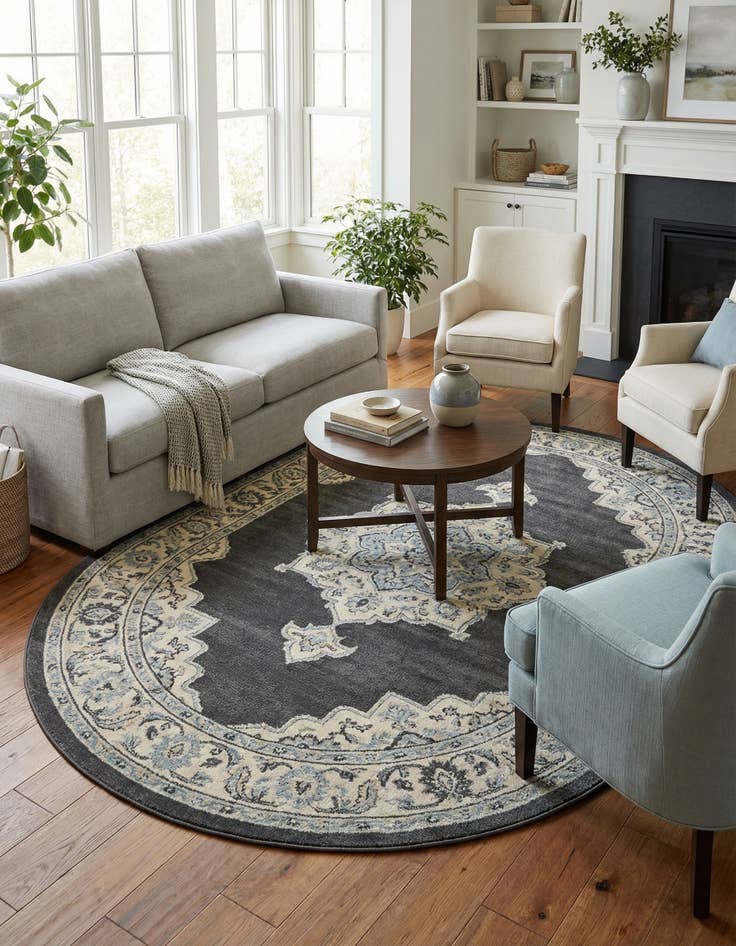 Detail image of  7' 10 x 10' Parker Oval Rug