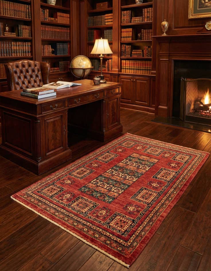 Detail image of 3' 9 x 5' 6 Kashkuli Rug