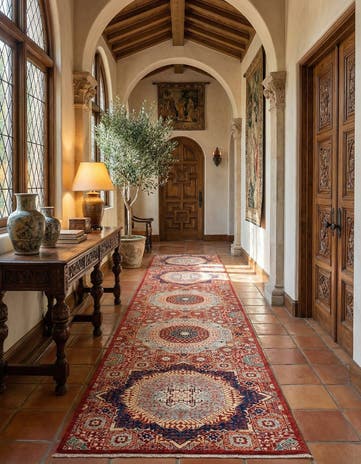 2' 11 x 24' 5 Hand Knotted Amina Rug