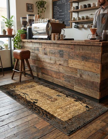 2' x 4' Cafe Runner Rug