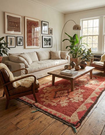 3' 7 x 7' 5 Berber Rug