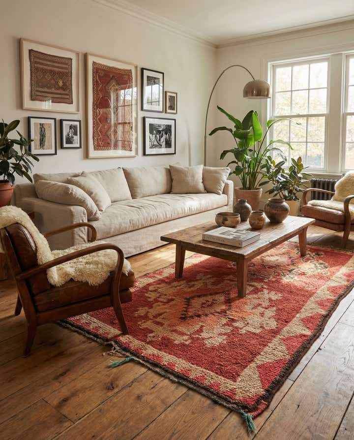 3' 7 x 7' 5 Berber Rug