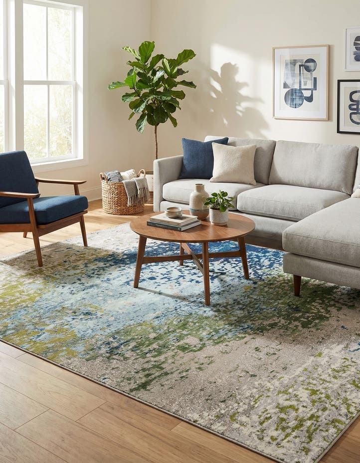 10' x 13' Washable Hyacinth Rug