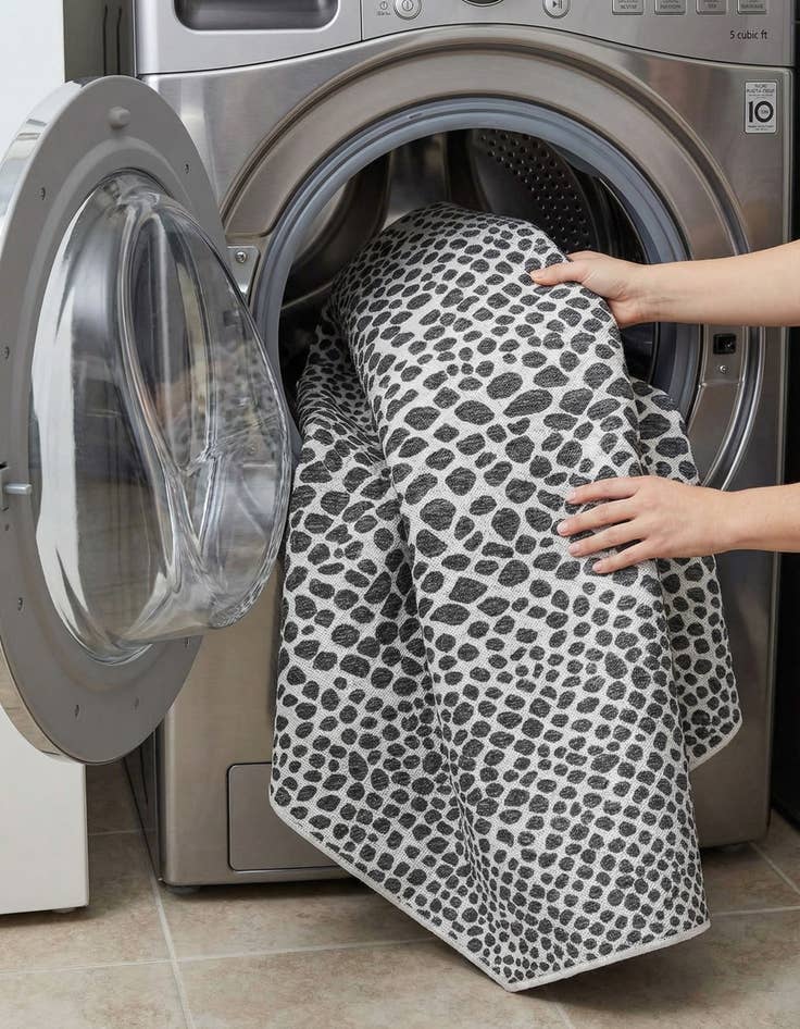 Detail image of 7' 10 x 7' 10  Washable Jill Zarin Cape Town Indoor / Outdoor Octagon Rug