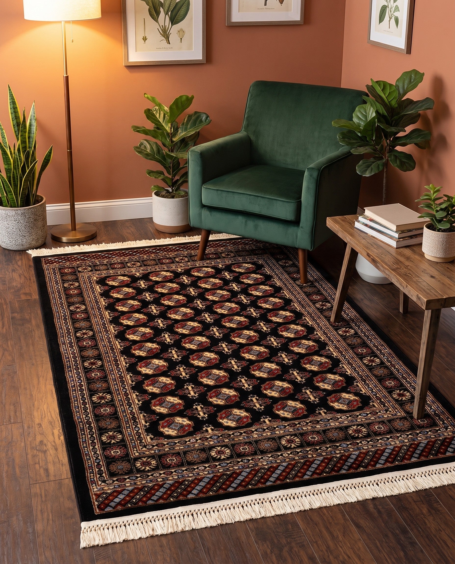 4' x 6' Bokhara Rug