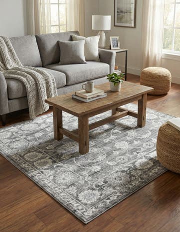 5' 3 x 5' 3 Boston Square Rug
